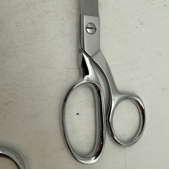Gingher Scissors Dressmaker's Shear Chrome Right Handed 7 And 8 1/2 Inch - Picture 5 of 14